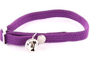 Halsband kat elastisch nylon paars